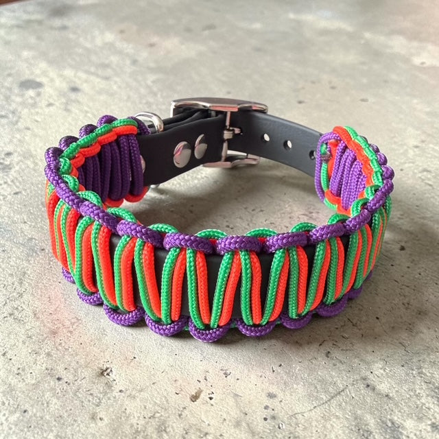 Biothane Collar with paracord weave